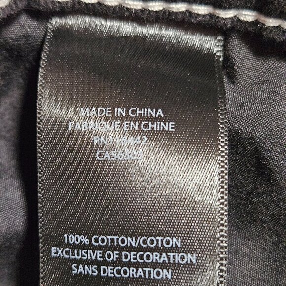 Ninth Ambush Hall black dark wash 100% cotton dragon print skater/grunge jeans - Picture 7 of 10